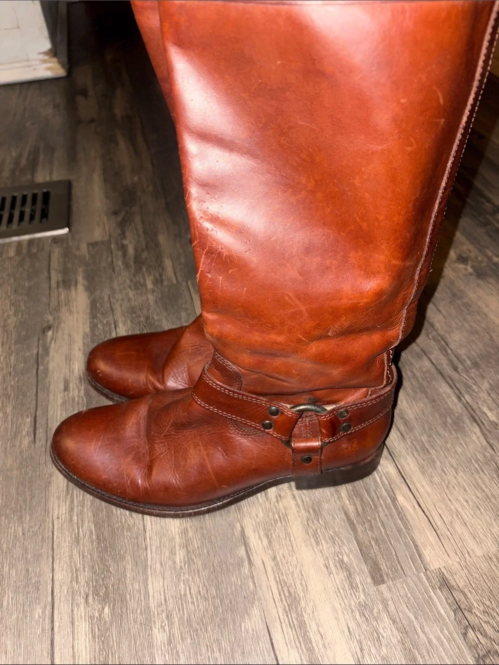 FRYE BOOTS MELISSA HARNESS INSIDE ZIP woman’s 7.5
